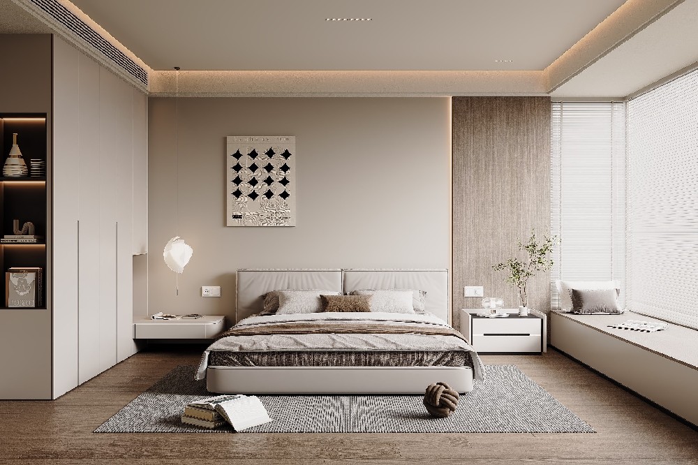 酒店臥室樣板間04