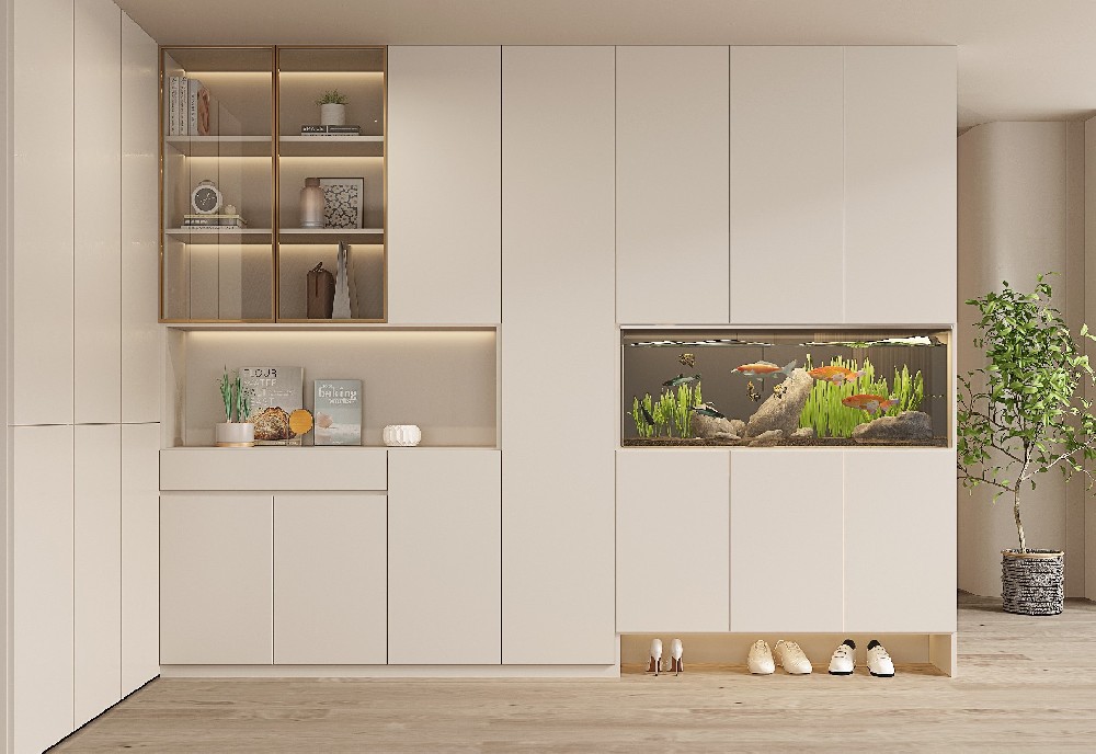 酒店玄關(guān)柜樣板間04