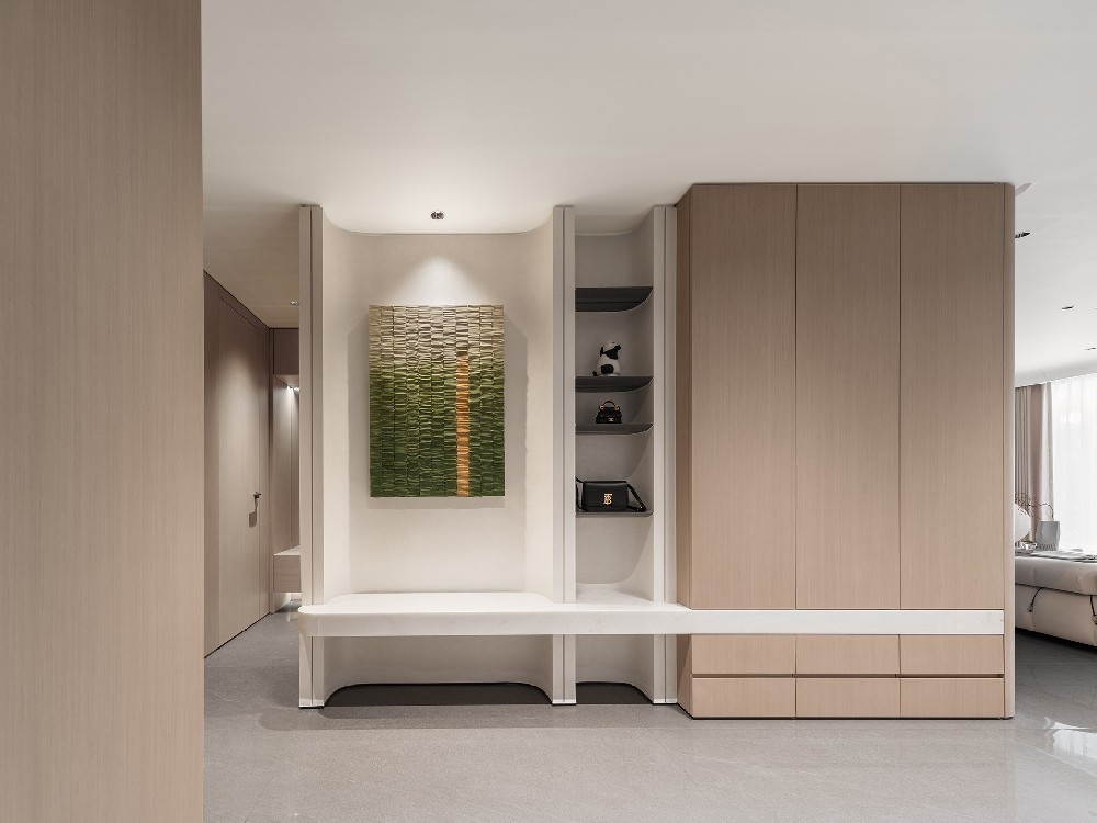 酒店玄關(guān)柜樣板間05