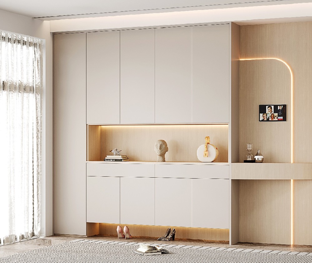 酒店玄關(guān)柜樣板間07