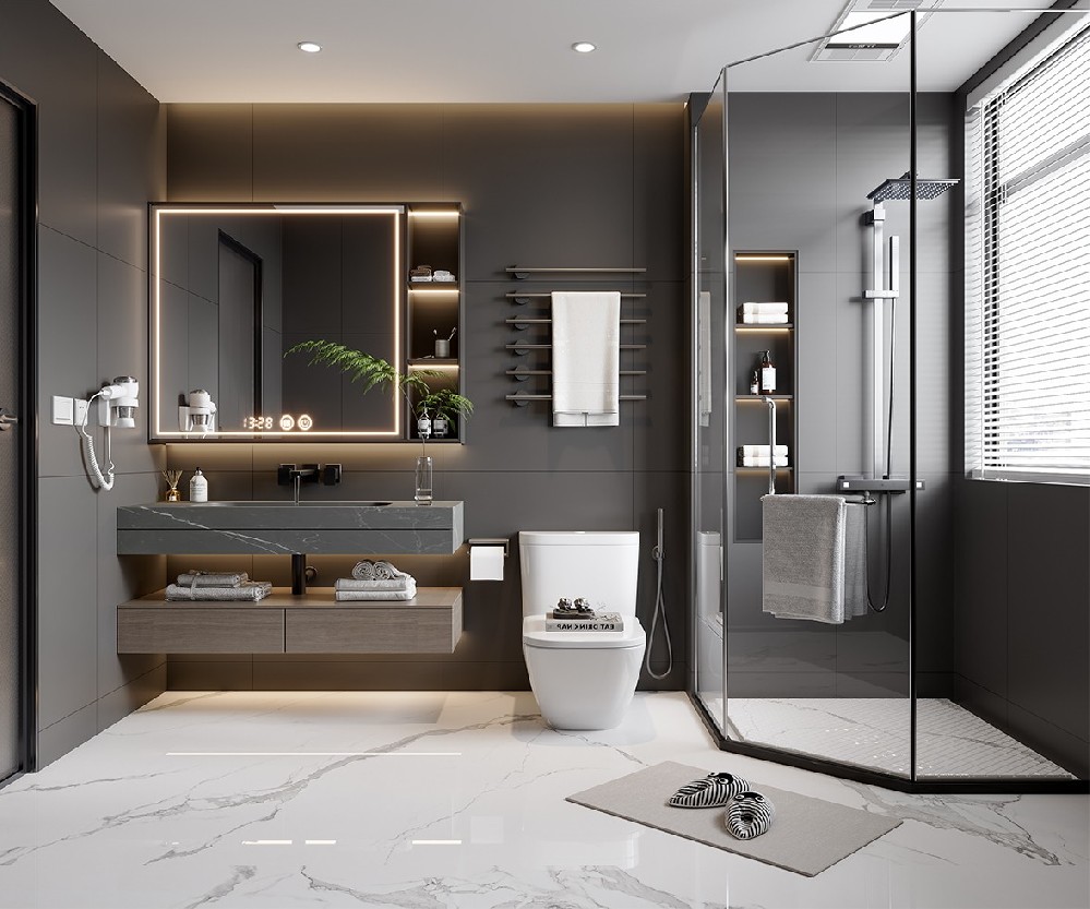 酒店浴室柜樣板間15